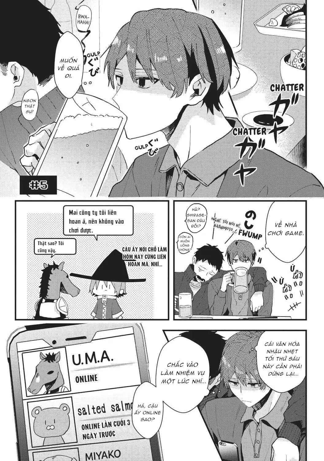 Hoá Ra Bạn Cùng Chơi Game Với Tôi Là Sếp Của Tôi Chapter 5 - Trang 2