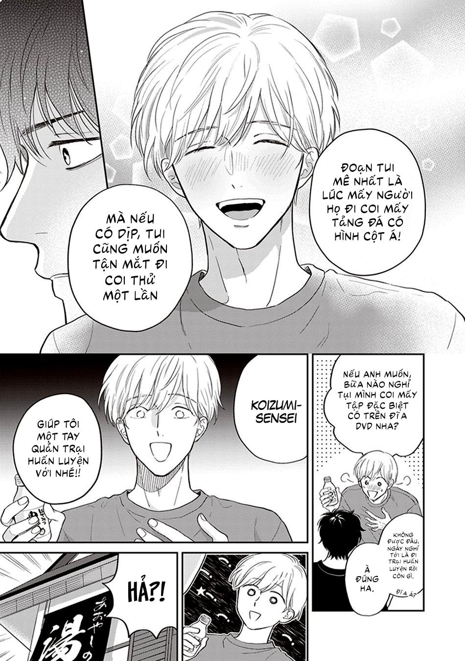 Koizumi-sensei không muốn bị phát hiện Chapter 3 - Trang 2