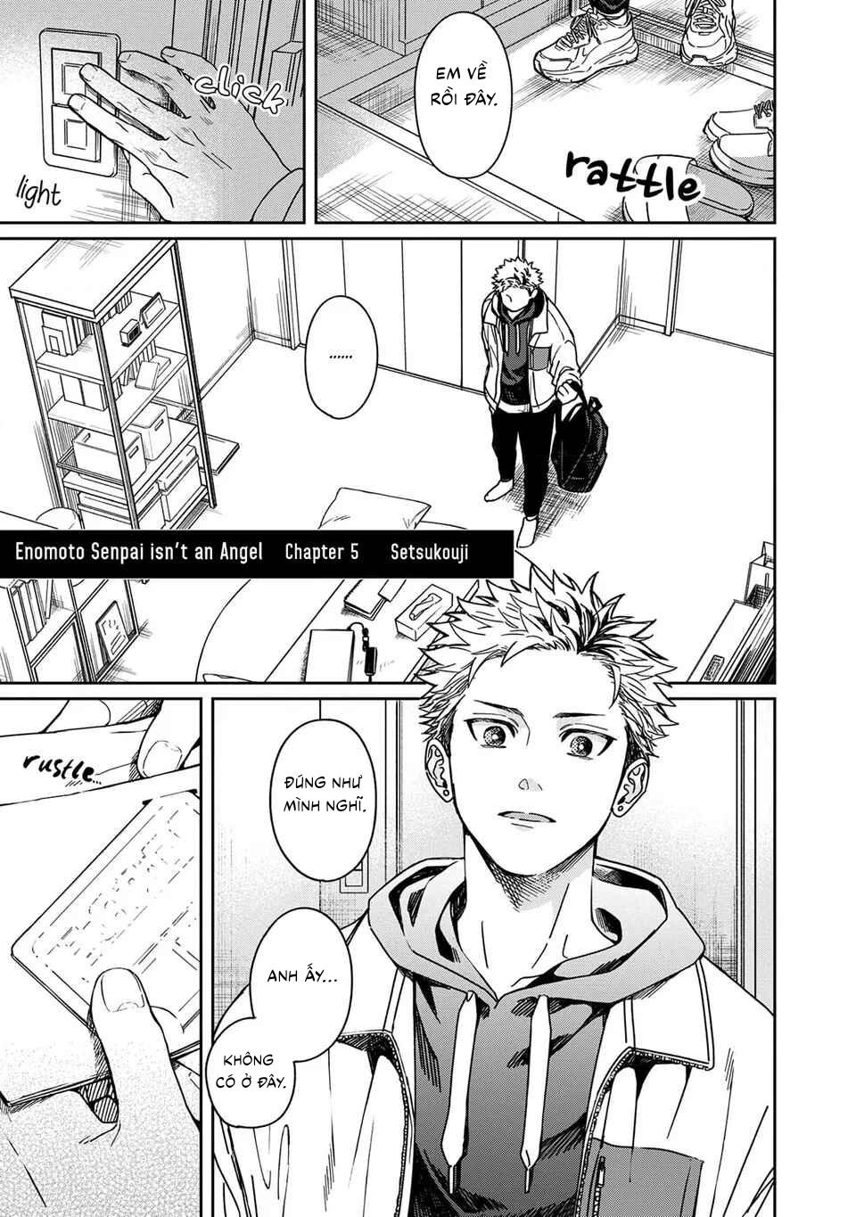 Tiền bối Enomoto không ngây thơ như thiên thần Chapter 6 - Trang 2