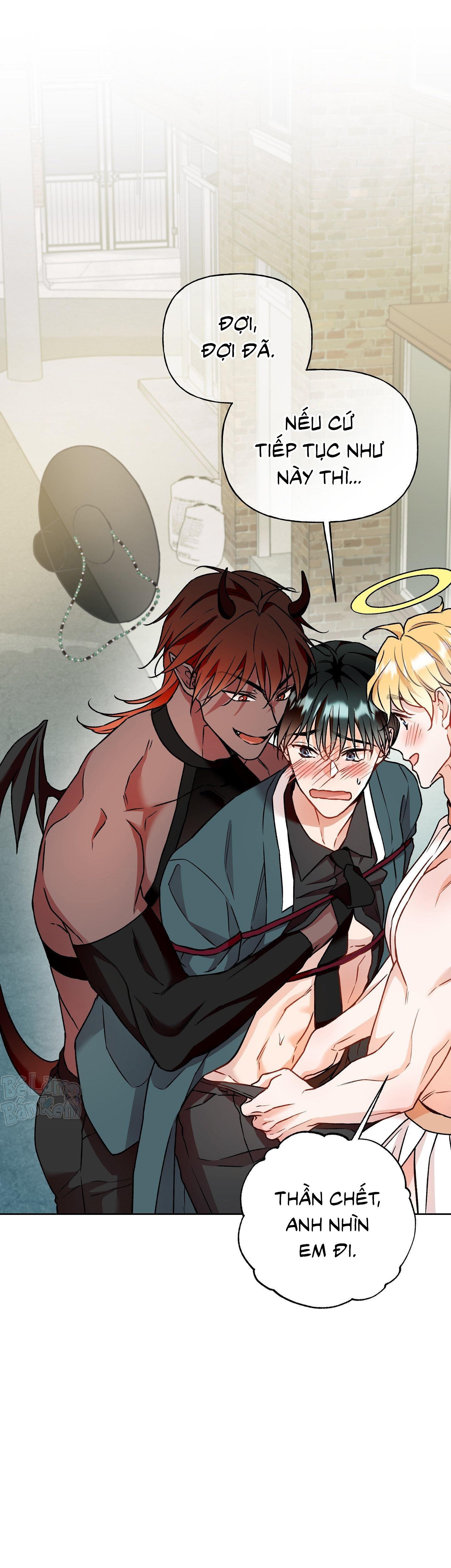Thần chết muốn trở thành thần tình yêu! Chapter 8 H+++ End - Trang 2