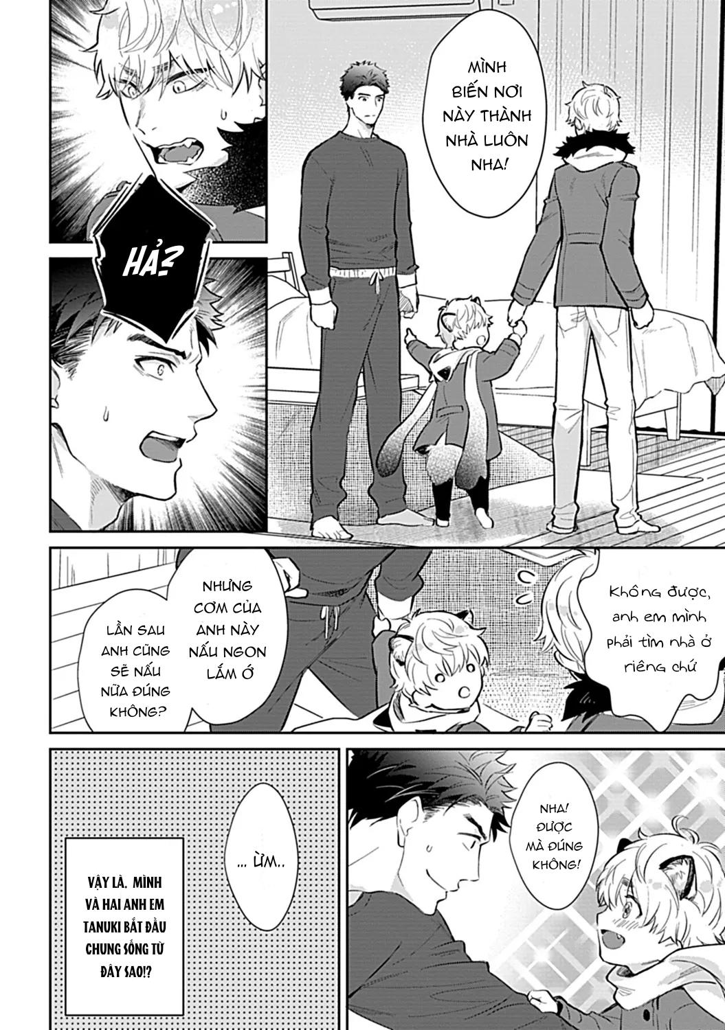 Trở Thành Một Gia Đình Cùng Hai Anh Em Tanuki Chapter 1 - Trang 2