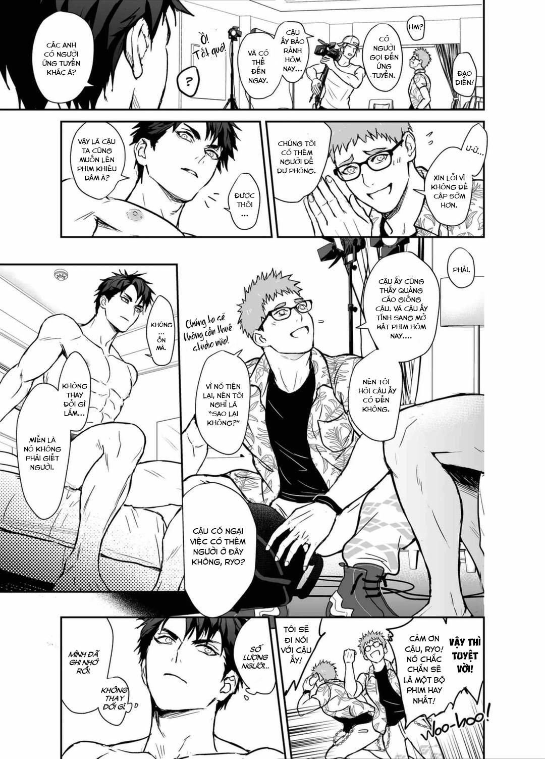 Đóng chung phim p*rn với kẻ thù không đội trời chung của tôi. Chapter 1 Oneshot - Trang 2