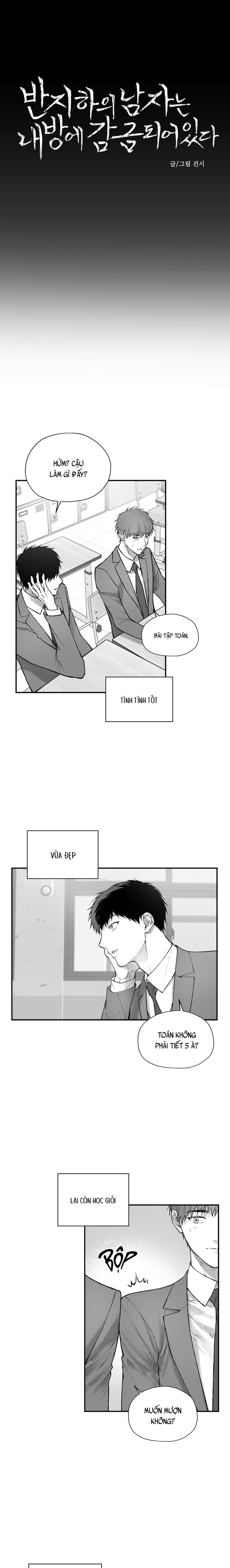 Gã Đàn Ông Dưới Căn Hầm Đang Bị Giam Cầm Trong Phòng Tôi Chapter 10 - Trang 2