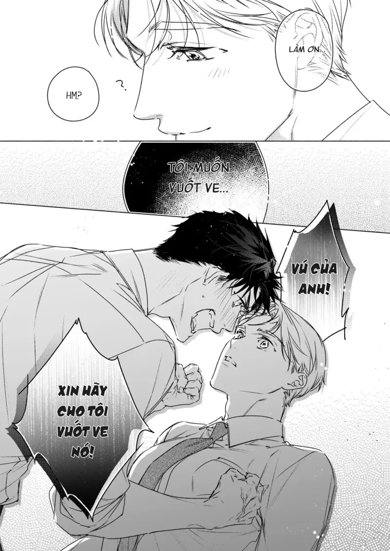 Đàn anh! Cho tôi vuốt ve bộ ngực đẩy đà của anh đi! Chapter 2 - Trang 2