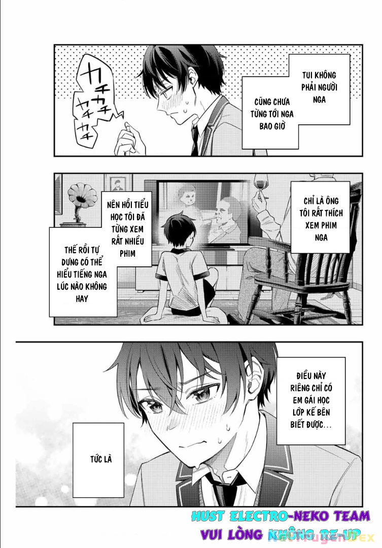 Arya-san bàn bên thi thoảng lại thả thính tôi bằng tiếng Nga Chapter 1 - Trang 2