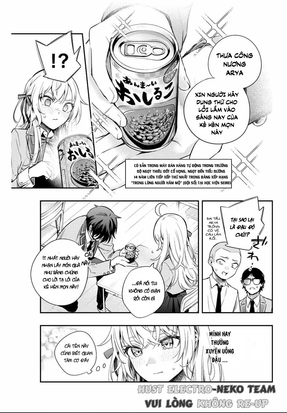 Arya-san bàn bên thi thoảng lại thả thính tôi bằng tiếng Nga Chapter 8 - Trang 2