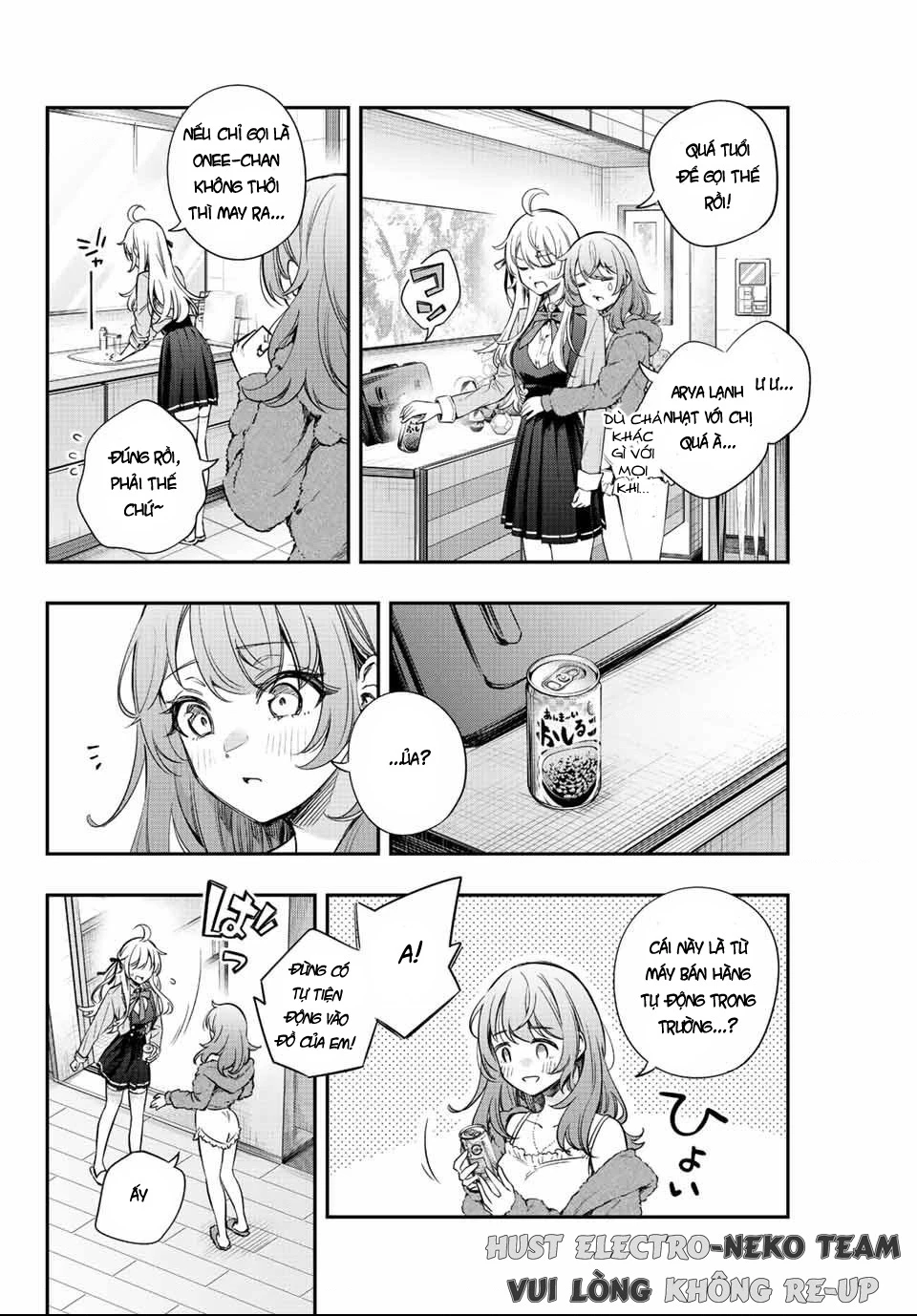 Arya-san bàn bên thi thoảng lại thả thính tôi bằng tiếng Nga Chapter 8 - Trang 2