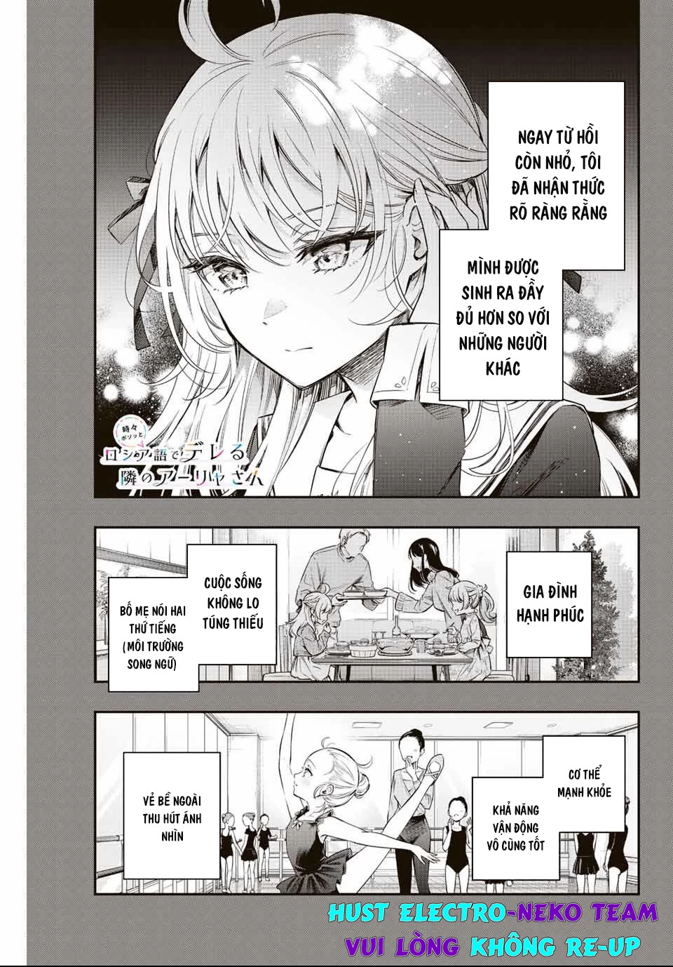 Arya-san bàn bên thi thoảng lại thả thính tôi bằng tiếng Nga Chapter 9 - Trang 2