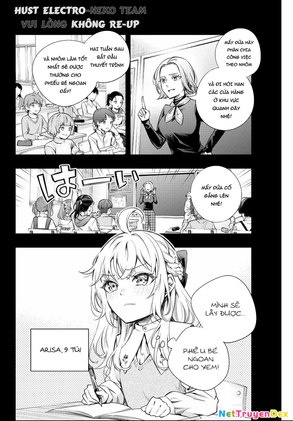 Arya-san bàn bên thi thoảng lại thả thính tôi bằng tiếng Nga Chapter 9 - Trang 2