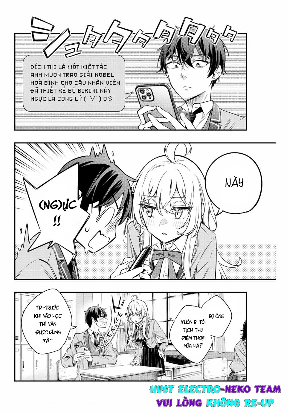 Arya-san bàn bên thi thoảng lại thả thính tôi bằng tiếng Nga Chapter 16 - Trang 2