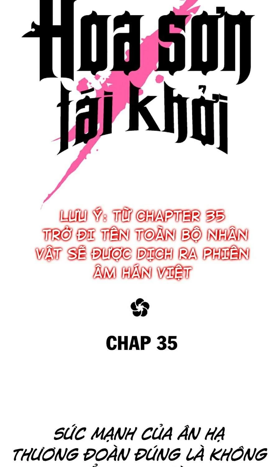 Hoa Sơn Tái Xuất Chapter 35 - Trang 3