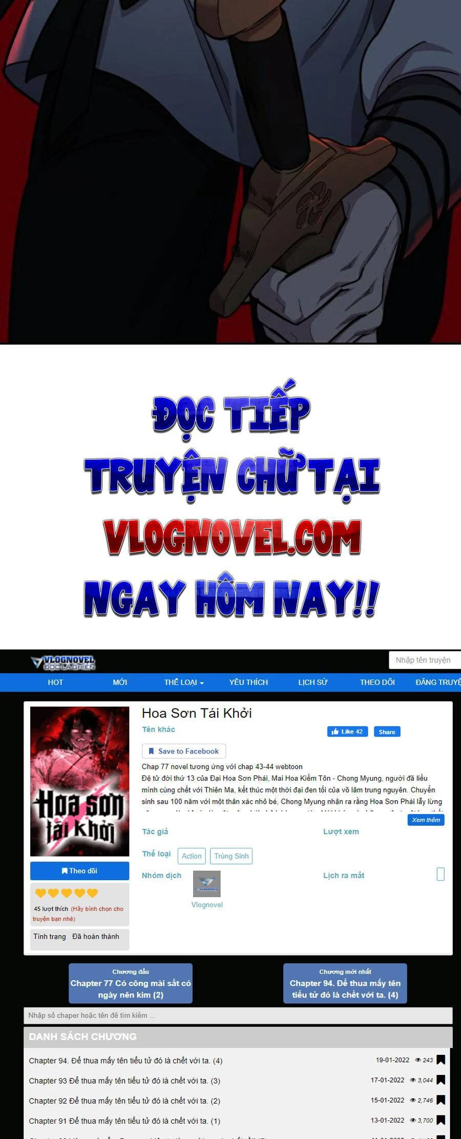 Hoa Sơn Tái Xuất Chapter 48 - Trang 3