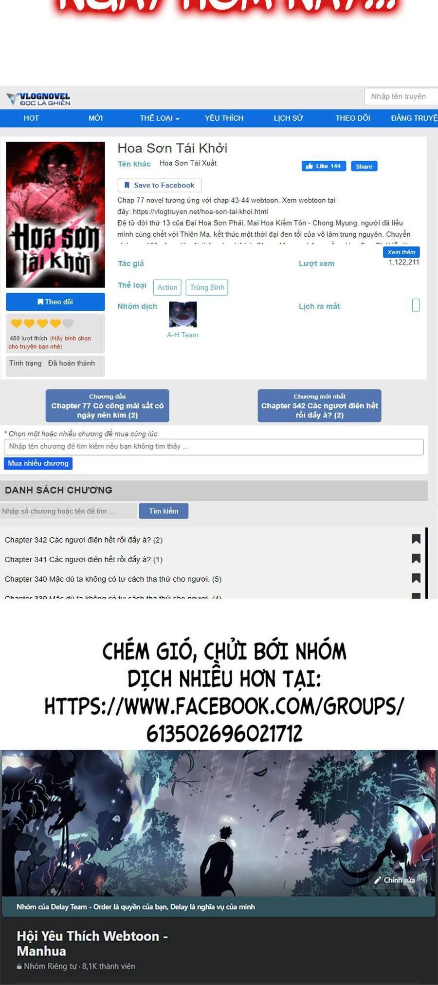 Hoa Sơn Tái Xuất Chapter 58 - Trang 3