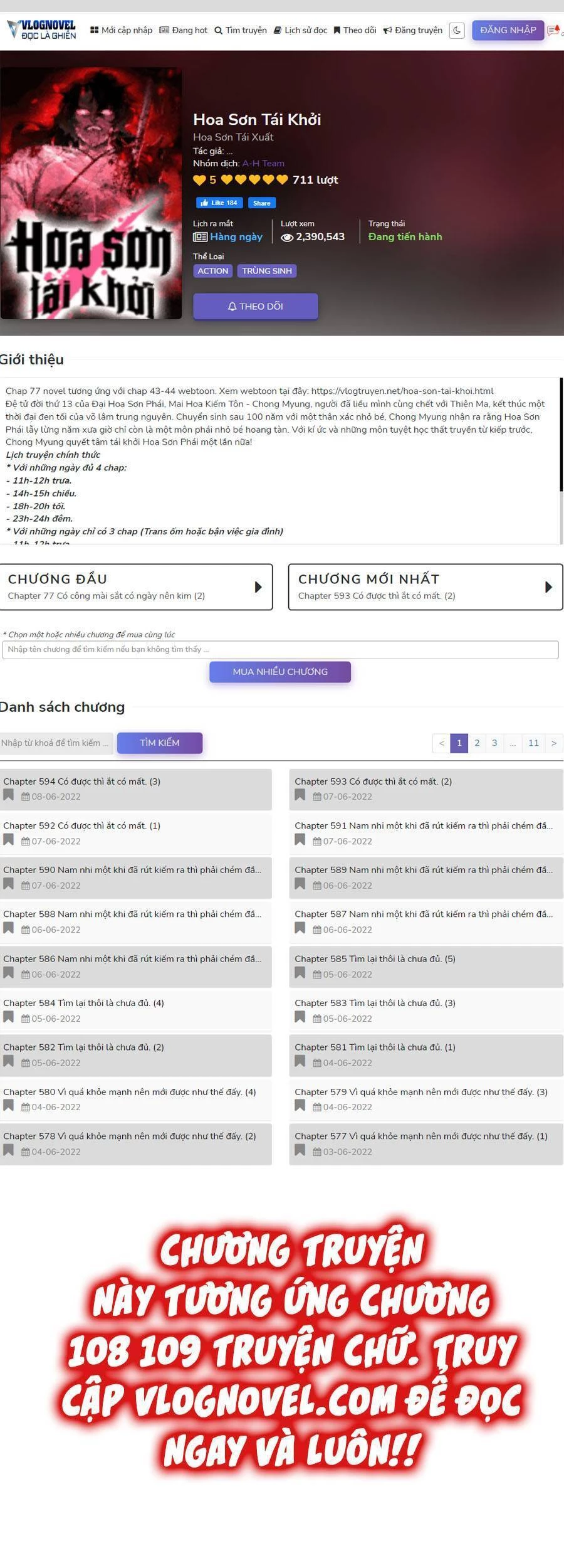 Hoa Sơn Tái Xuất Chapter 67 - Trang 3