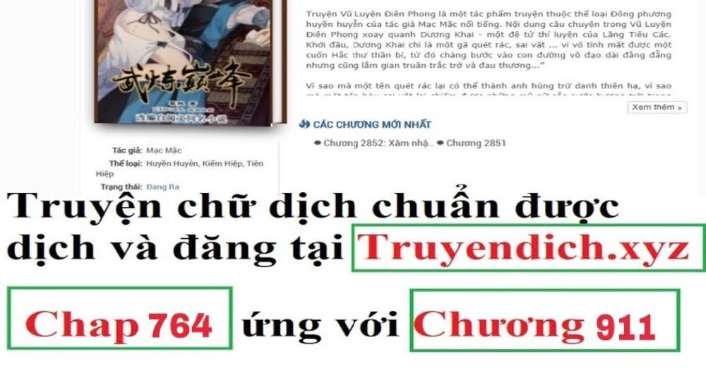 Võ Luyện Đỉnh Phong Chapter 764 - Trang 4