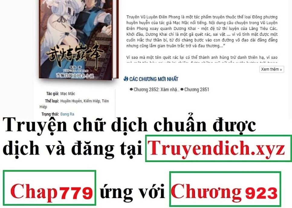 Võ Luyện Đỉnh Phong Chapter 779 - Trang 4