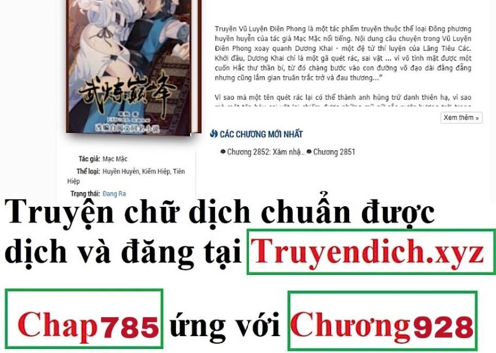 Võ Luyện Đỉnh Phong Chapter 785 - Trang 4