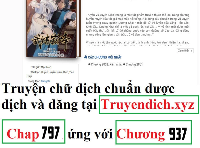 Võ Luyện Đỉnh Phong Chapter 796 - Trang 4
