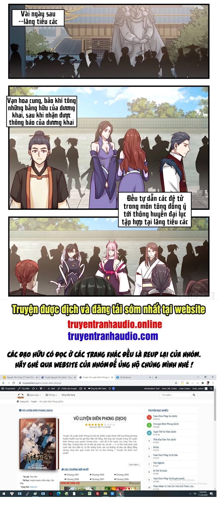 Võ Luyện Đỉnh Phong Chapter 801 - Trang 4