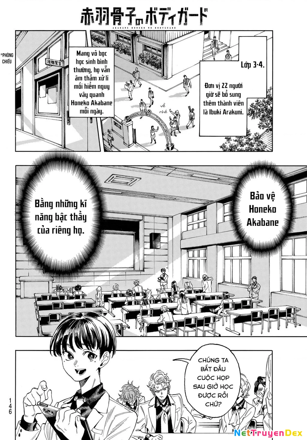 Vệ Sĩ Của Akabane Honeko Chapter 2 - Next Chapter 2.1
