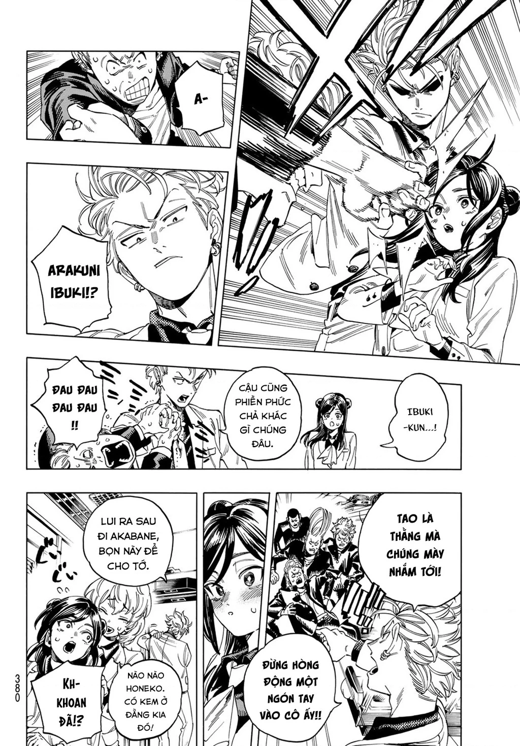 Vệ Sĩ Của Akabane Honeko Chapter 13: . Trường cao trung Kinugashima bất hảo - Trang 4