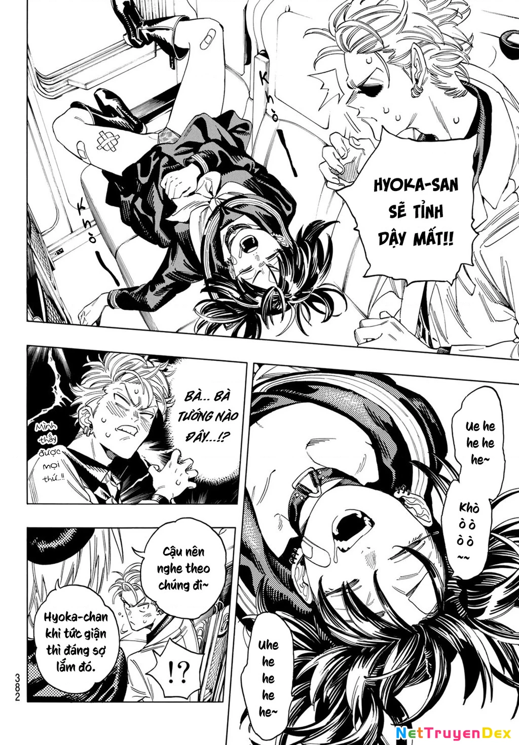 Vệ Sĩ Của Akabane Honeko Chapter 13: . Trường cao trung Kinugashima bất hảo - Trang 4