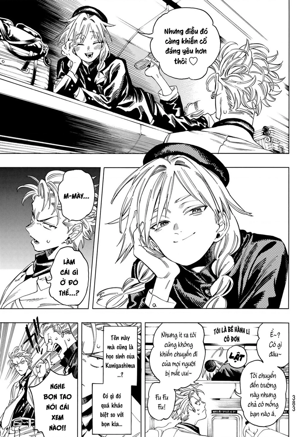 Vệ Sĩ Của Akabane Honeko Chapter 13: . Trường cao trung Kinugashima bất hảo - Trang 4