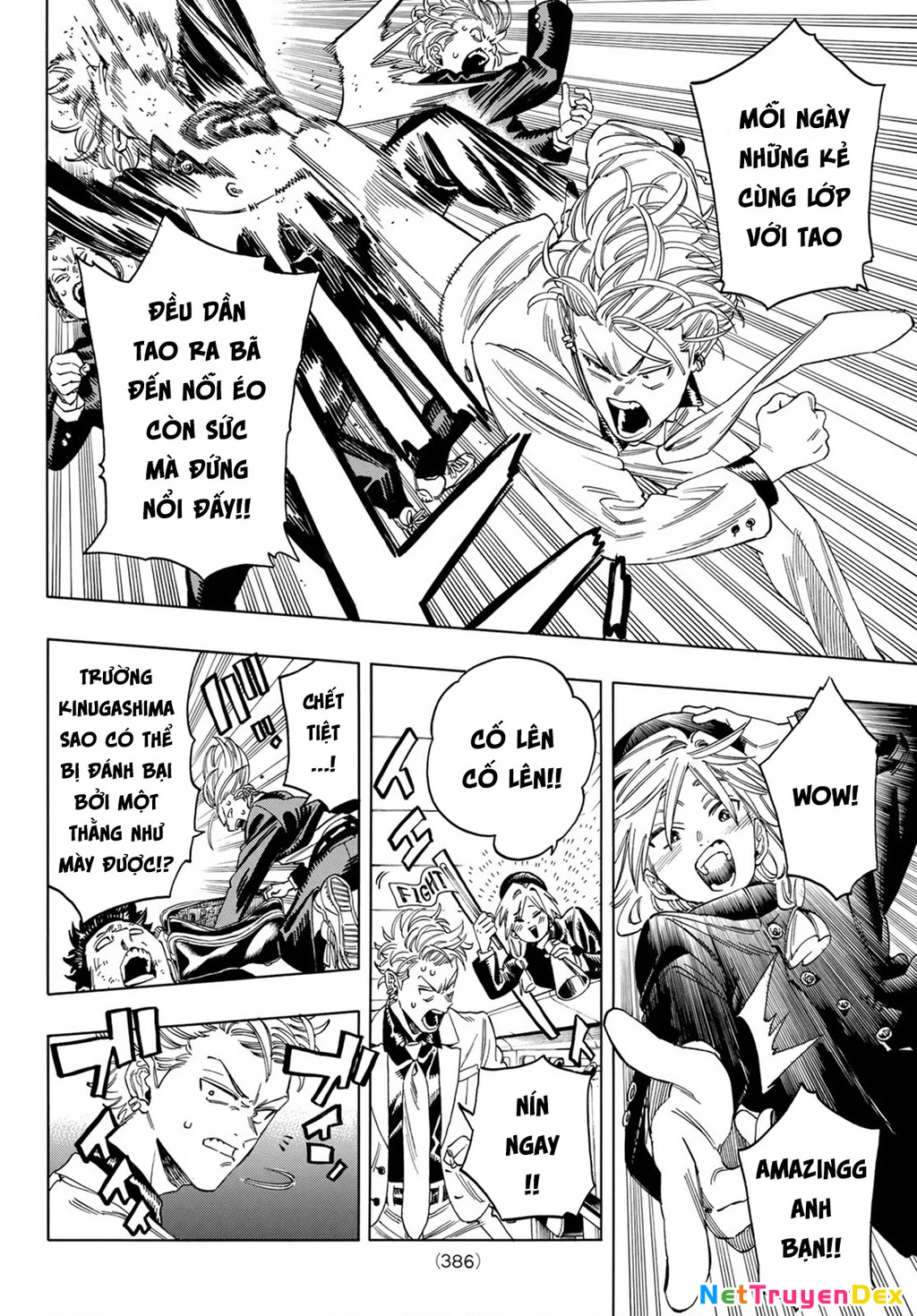 Vệ Sĩ Của Akabane Honeko Chapter 13: . Trường cao trung Kinugashima bất hảo - Trang 4