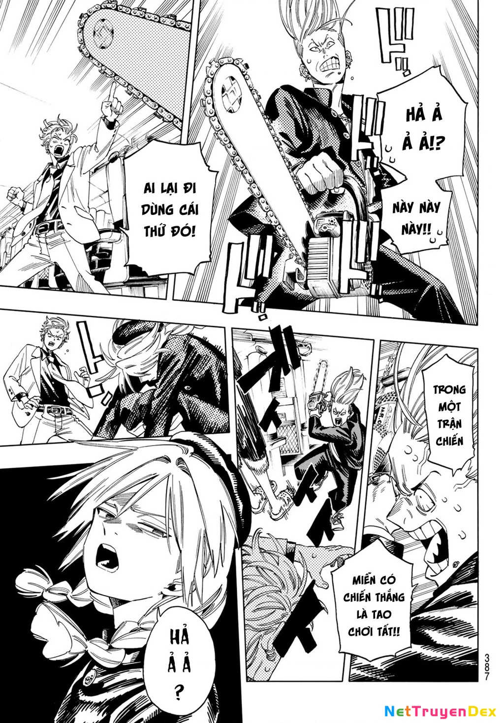 Vệ Sĩ Của Akabane Honeko Chapter 13: . Trường cao trung Kinugashima bất hảo - Trang 4