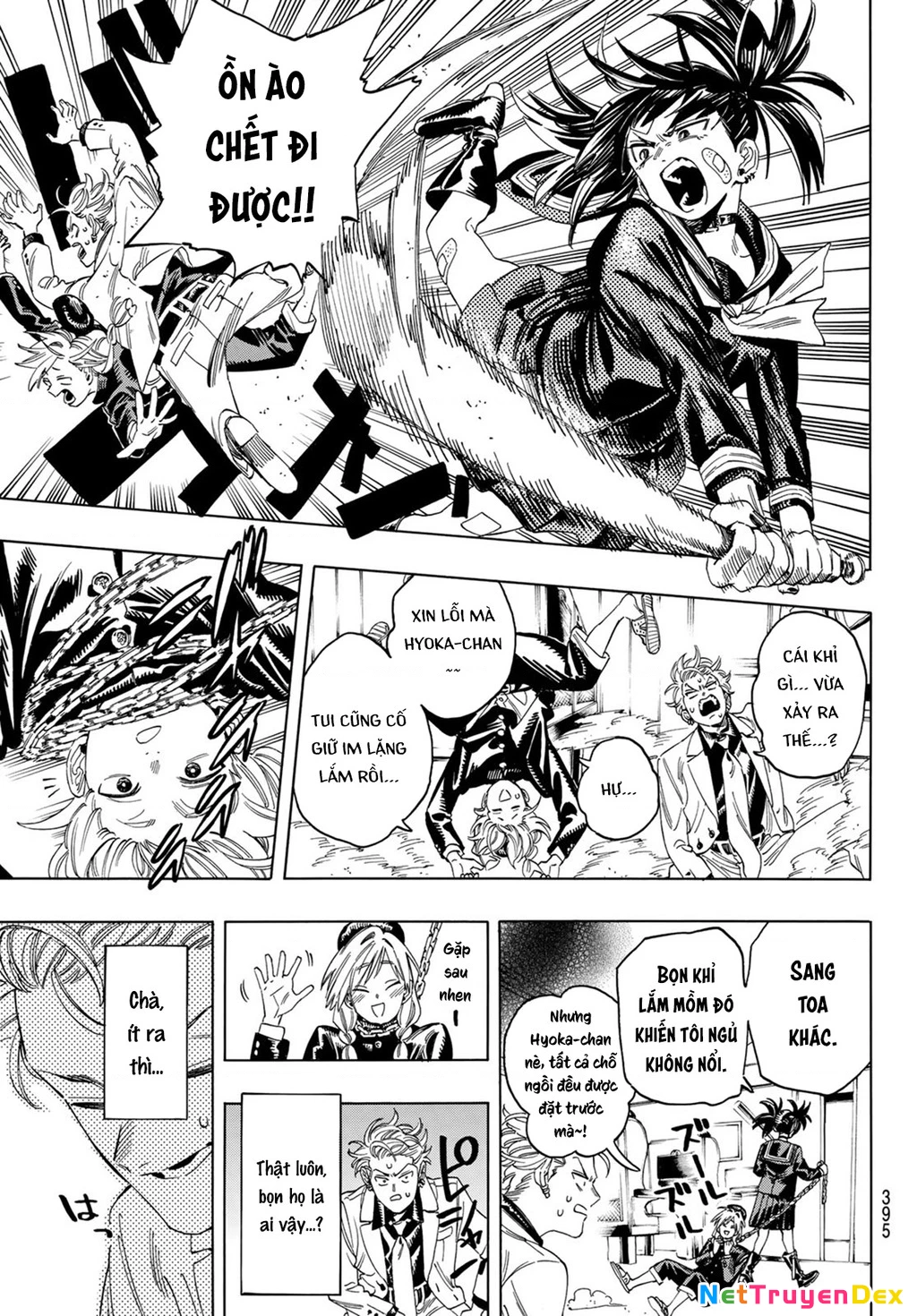 Vệ Sĩ Của Akabane Honeko Chapter 13: . Trường cao trung Kinugashima bất hảo - Trang 4