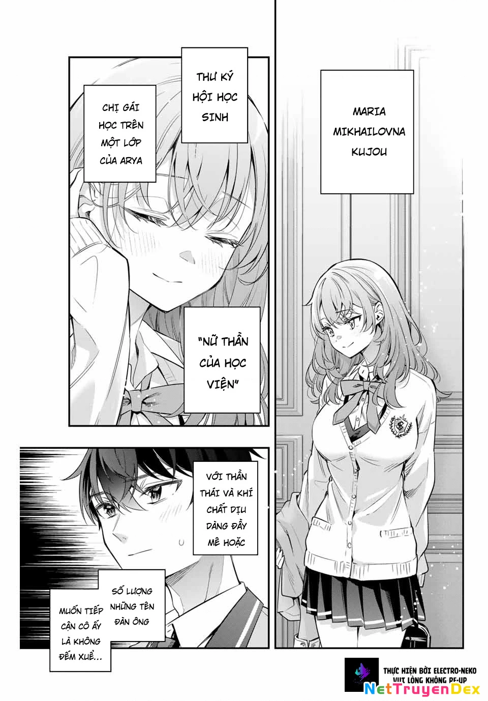 Arya-san bàn bên thi thoảng lại thả thính tôi bằng tiếng Nga Chapter 26 - Trang 2