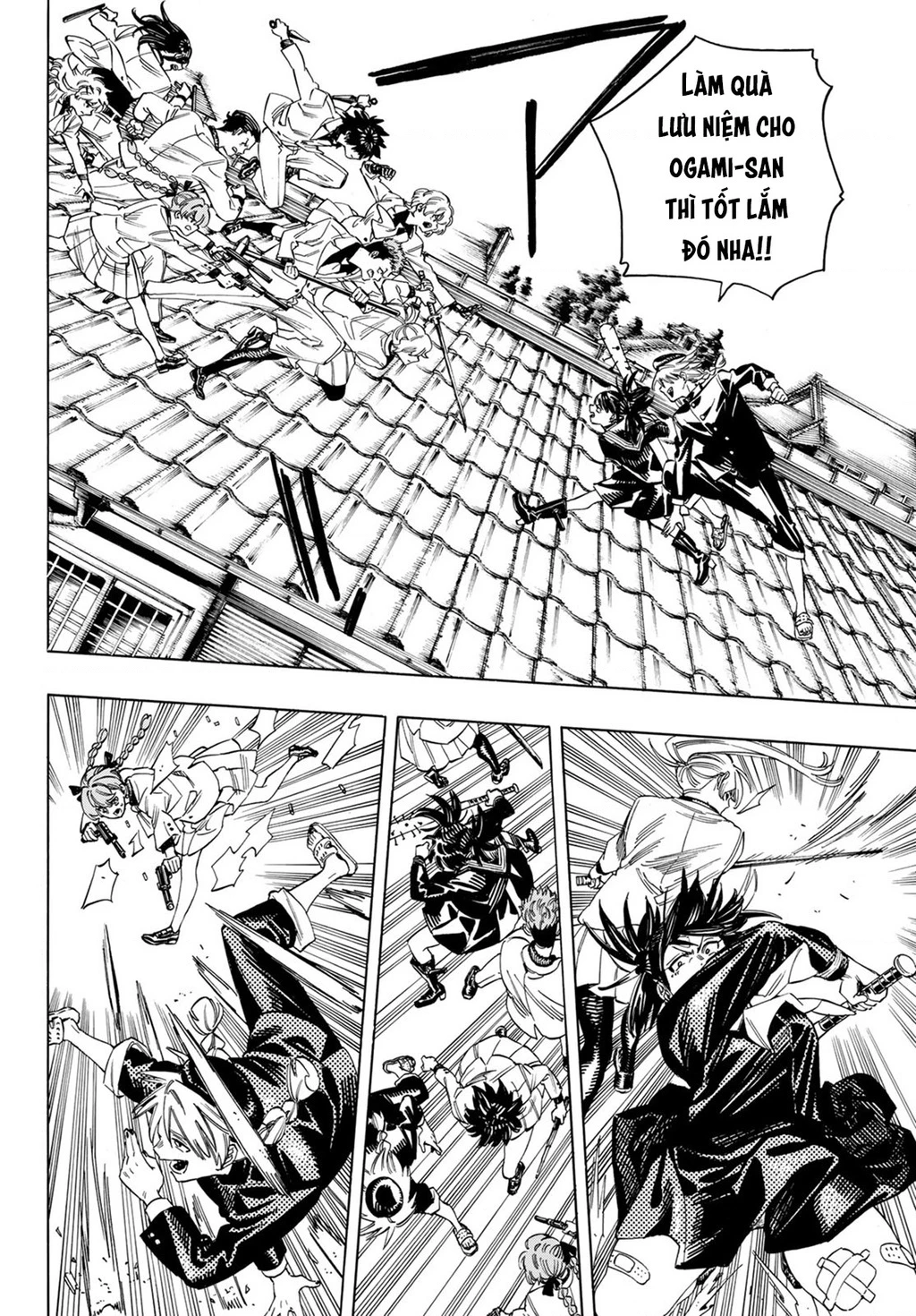 Vệ Sĩ Của Akabane Honeko Chapter 16: . Sức mạnh thực sự của lớp 3-4 - Trang 4