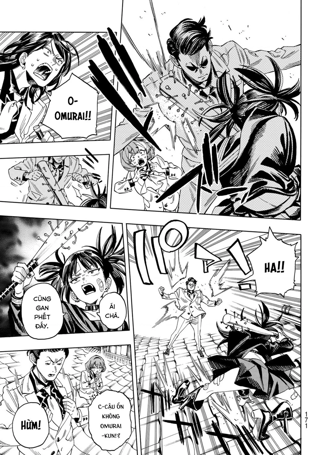 Vệ Sĩ Của Akabane Honeko Chapter 16: . Sức mạnh thực sự của lớp 3-4 - Trang 4