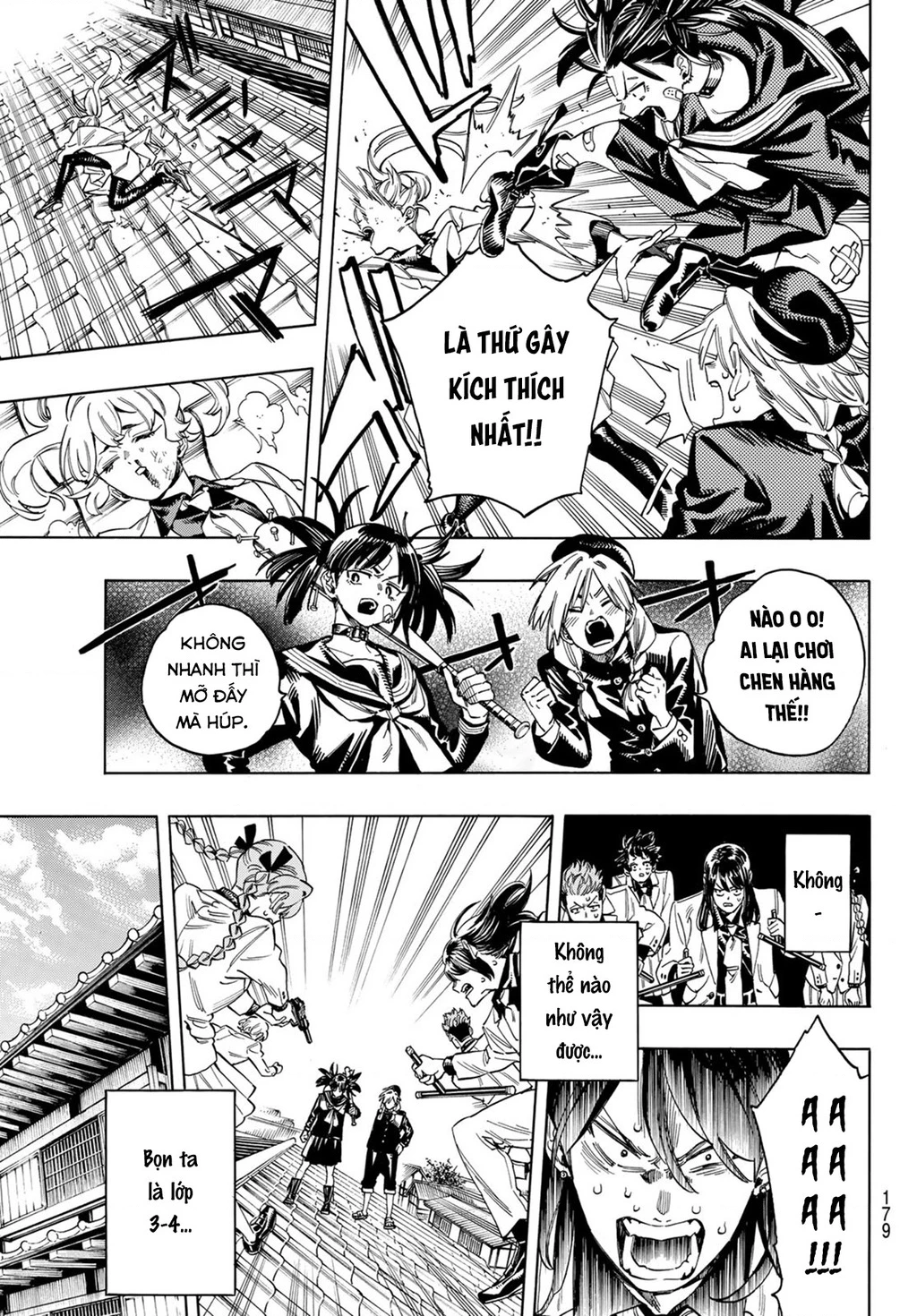 Vệ Sĩ Của Akabane Honeko Chapter 16: . Sức mạnh thực sự của lớp 3-4 - Trang 4