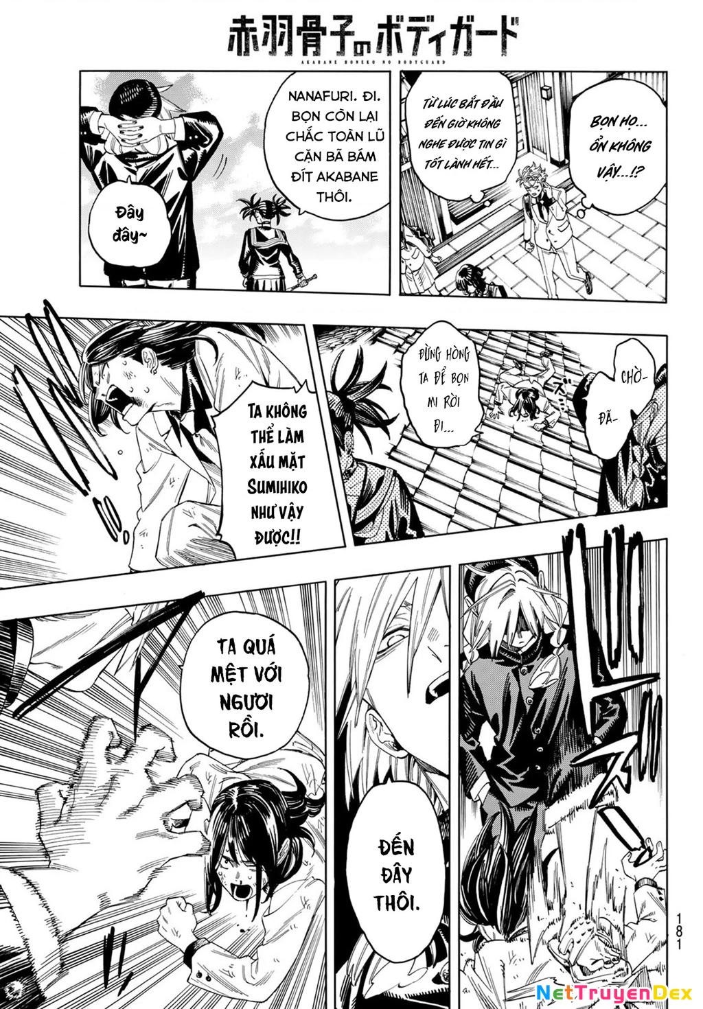 Vệ Sĩ Của Akabane Honeko Chapter 16: . Sức mạnh thực sự của lớp 3-4 - Trang 4