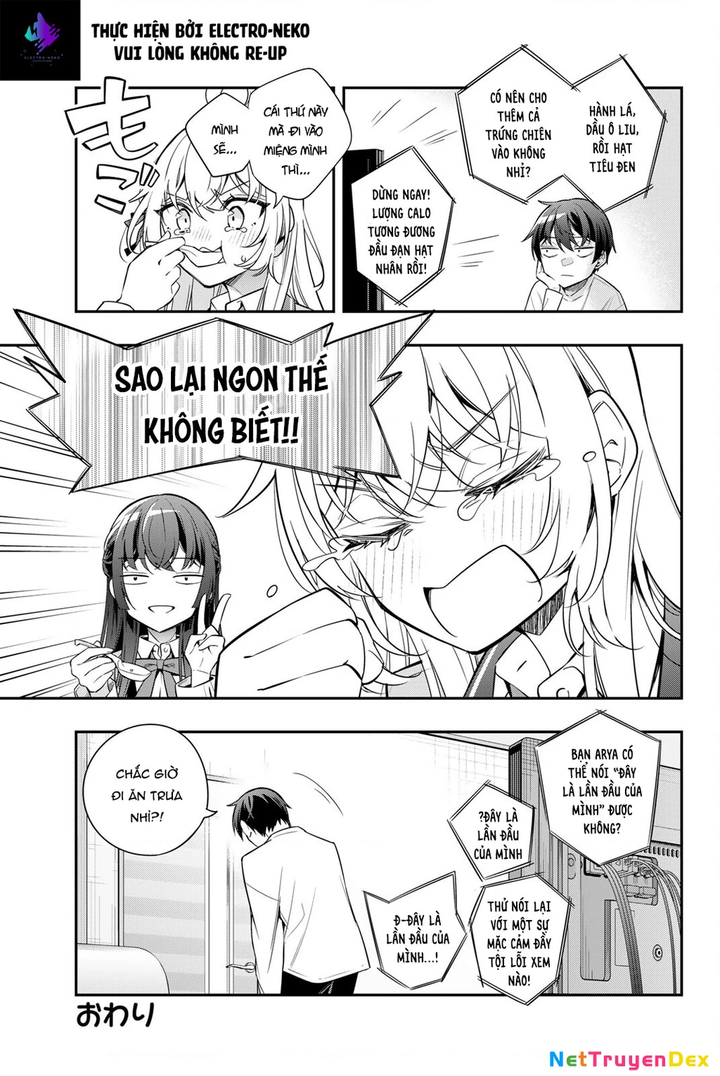 Arya-san bàn bên thi thoảng lại thả thính tôi bằng tiếng Nga Chapter 30 - Trang 2