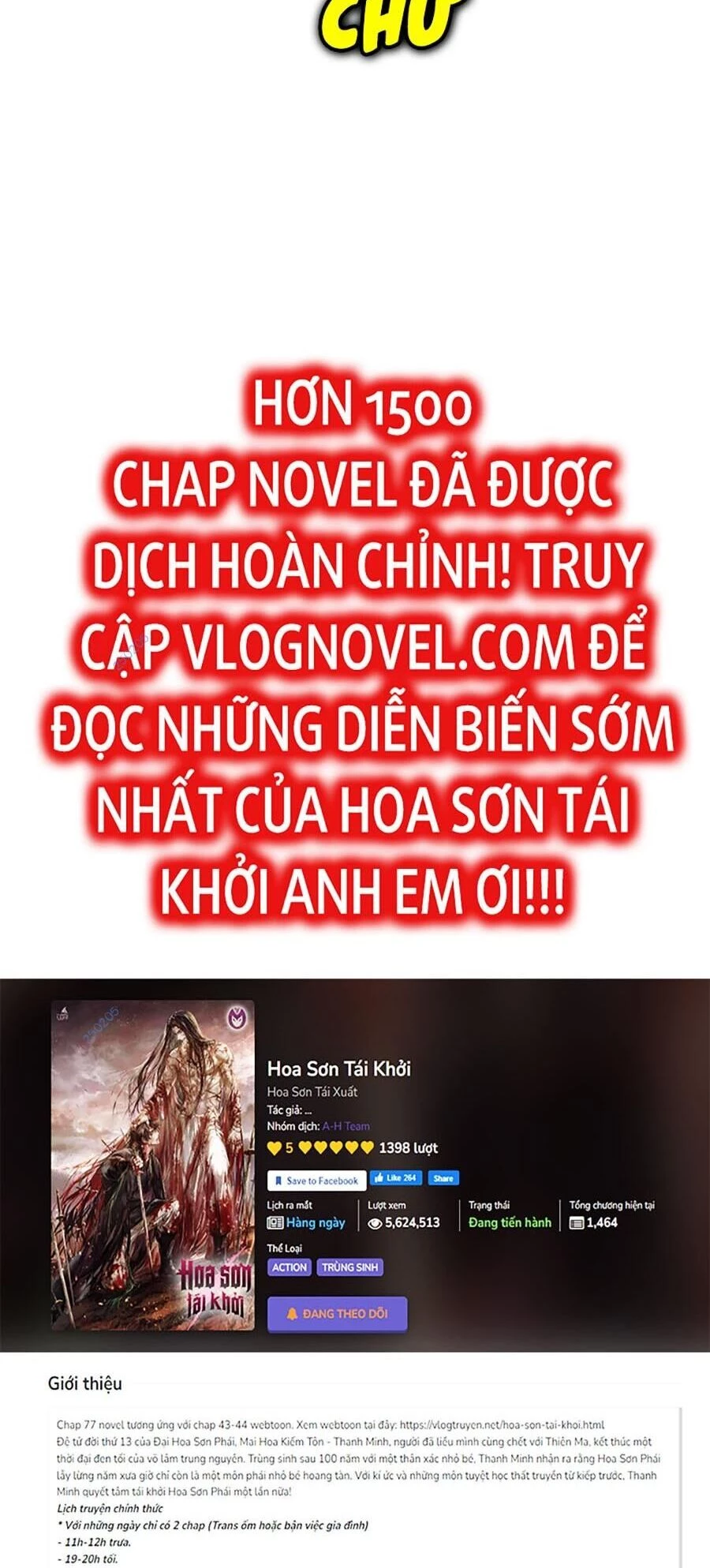 Hoa Sơn Tái Xuất Chapter 106 - Trang 3