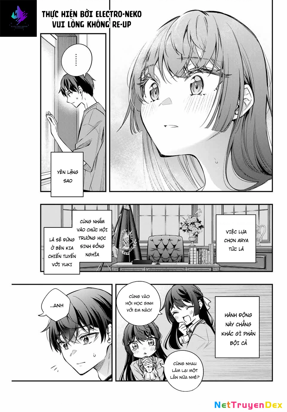 Arya-san bàn bên thi thoảng lại thả thính tôi bằng tiếng Nga Chapter 33 - Trang 2