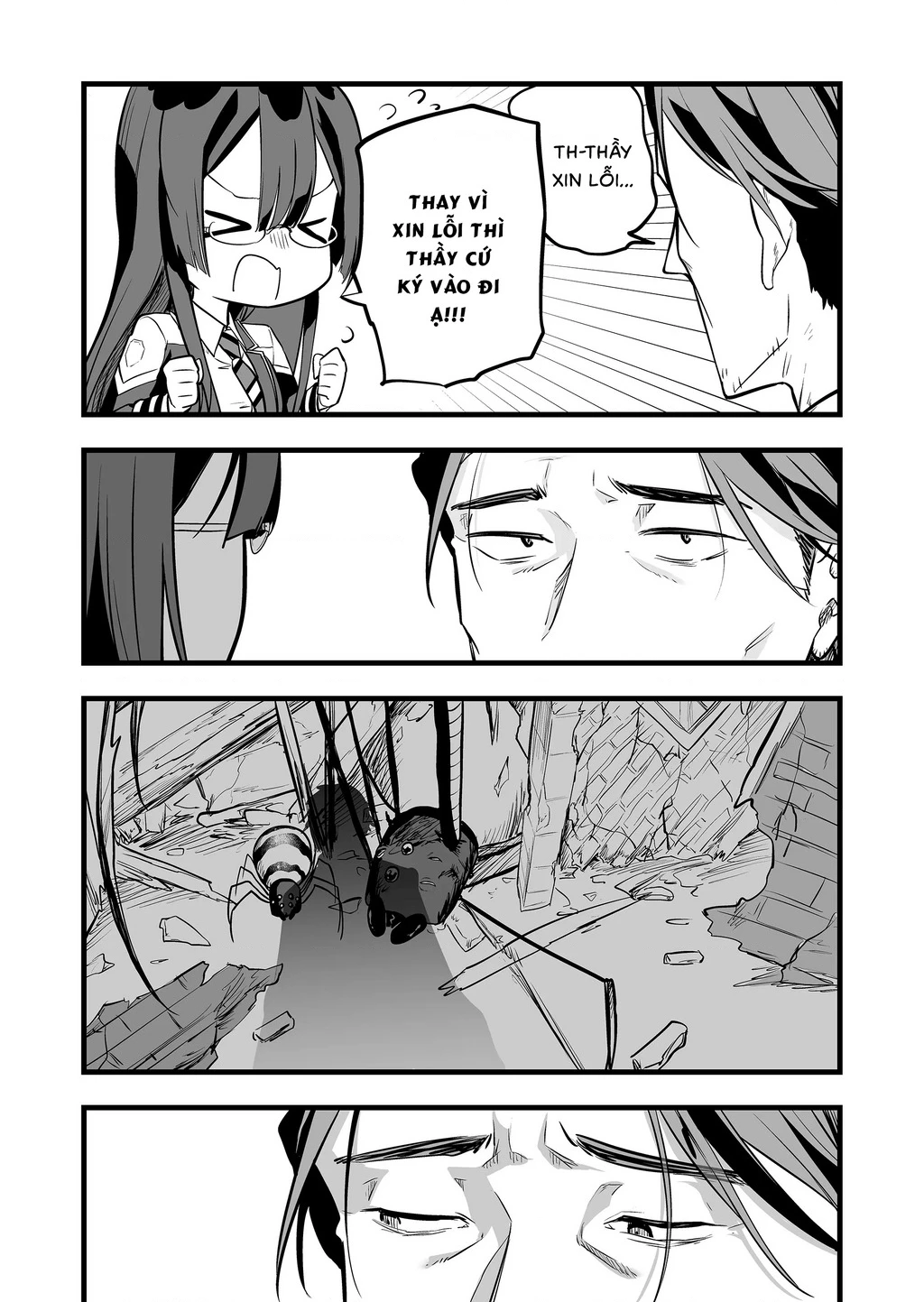 Con Quái Vật Mà Tôi Dạy Dỗ Năm Xưa Đã Hóa Thành Một Thiếu Nữ Xinh Đẹp Và Đến Gặp Tôi. Chapter 11 - Trang 4