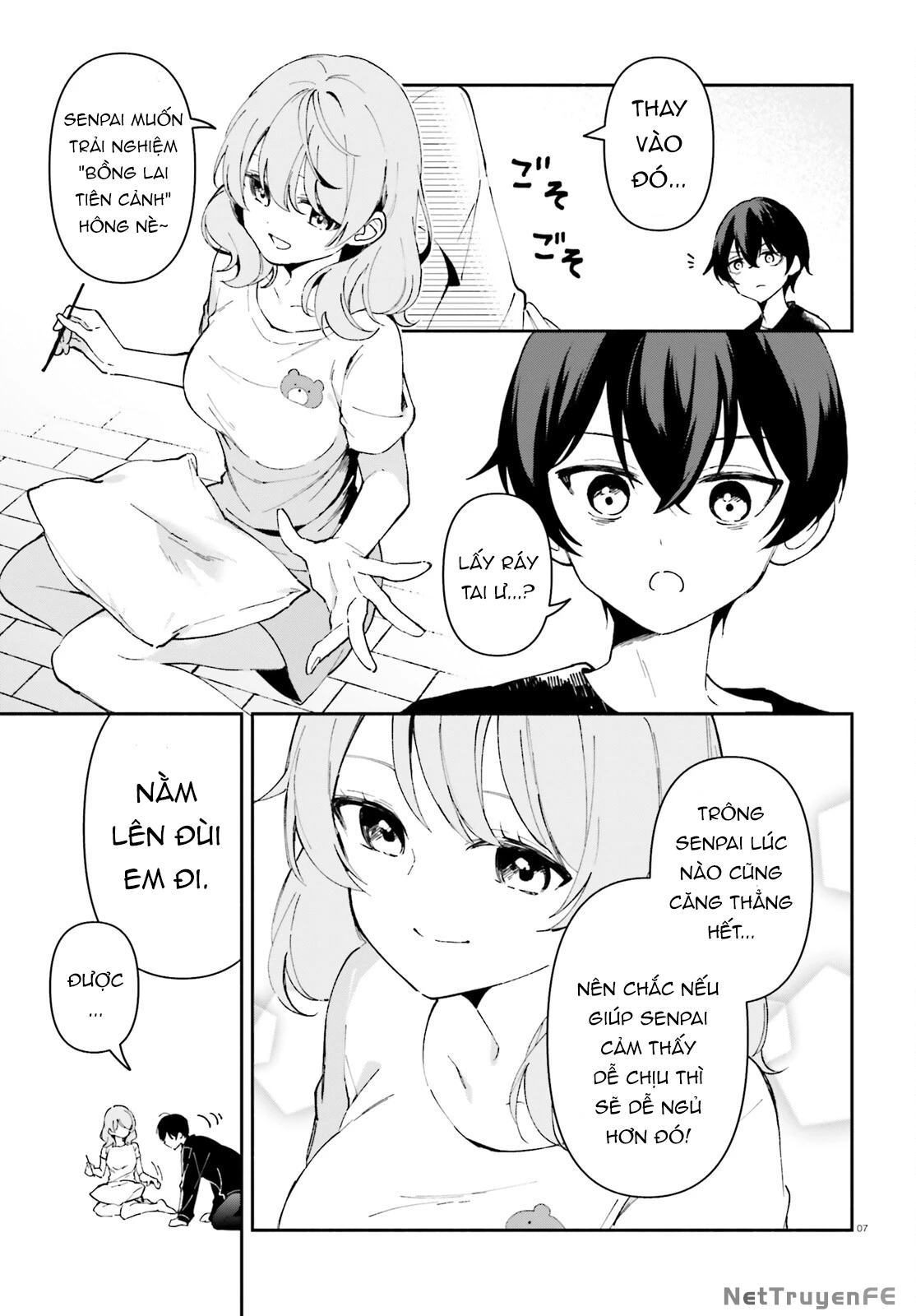 Trị Chứng Mất Ngủ Bằng Asmr Cùng Nhỏ Đàn Em Tinh Nghịch~ Chapter 3 - Trang 4