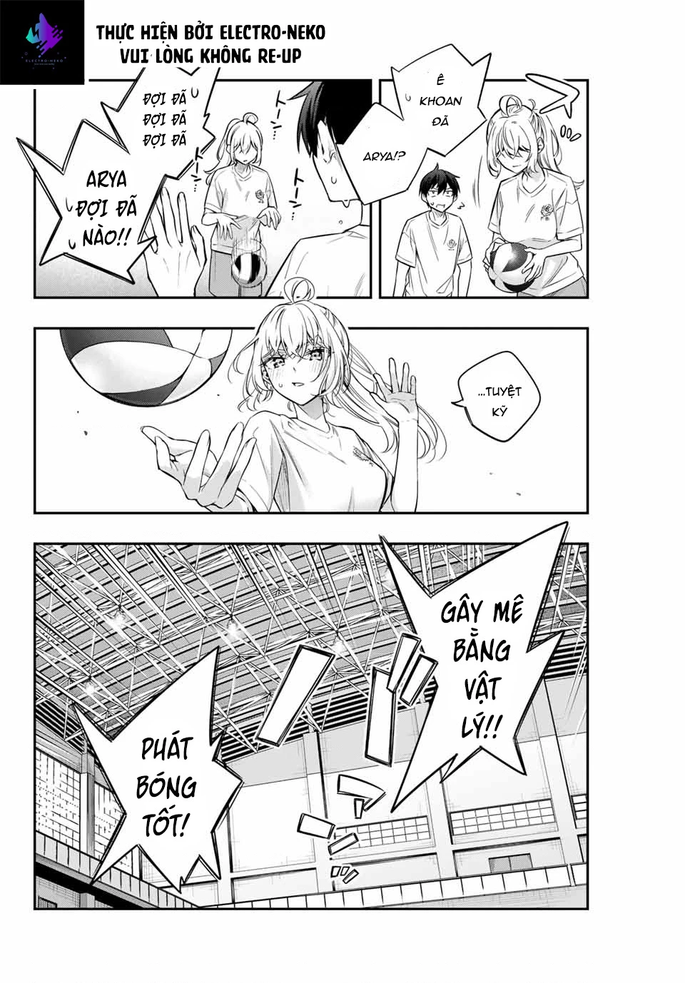 Arya-san bàn bên thi thoảng lại thả thính tôi bằng tiếng Nga Chapter 35 - Trang 2