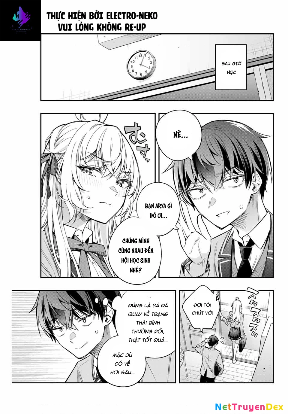 Arya-san bàn bên thi thoảng lại thả thính tôi bằng tiếng Nga Chapter 35 - Trang 2