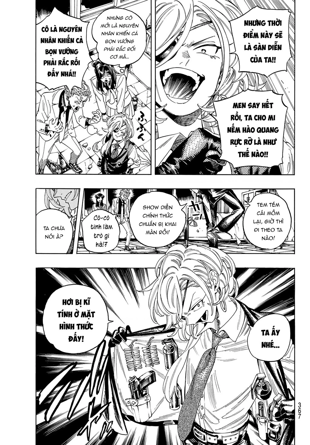 Vệ Sĩ Của Akabane Honeko Chapter 19: . Cuộc phản công từ cao trung Kinigashima - Trang 4