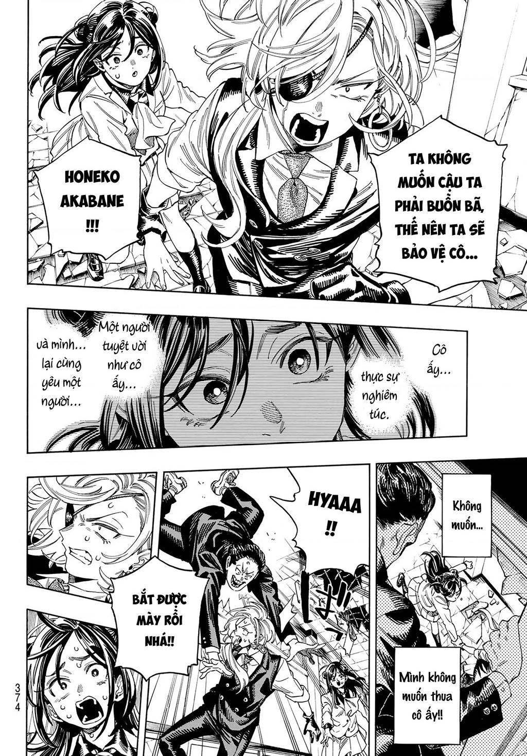 Vệ Sĩ Của Akabane Honeko Chapter 19: . Cuộc phản công từ cao trung Kinigashima - Trang 4