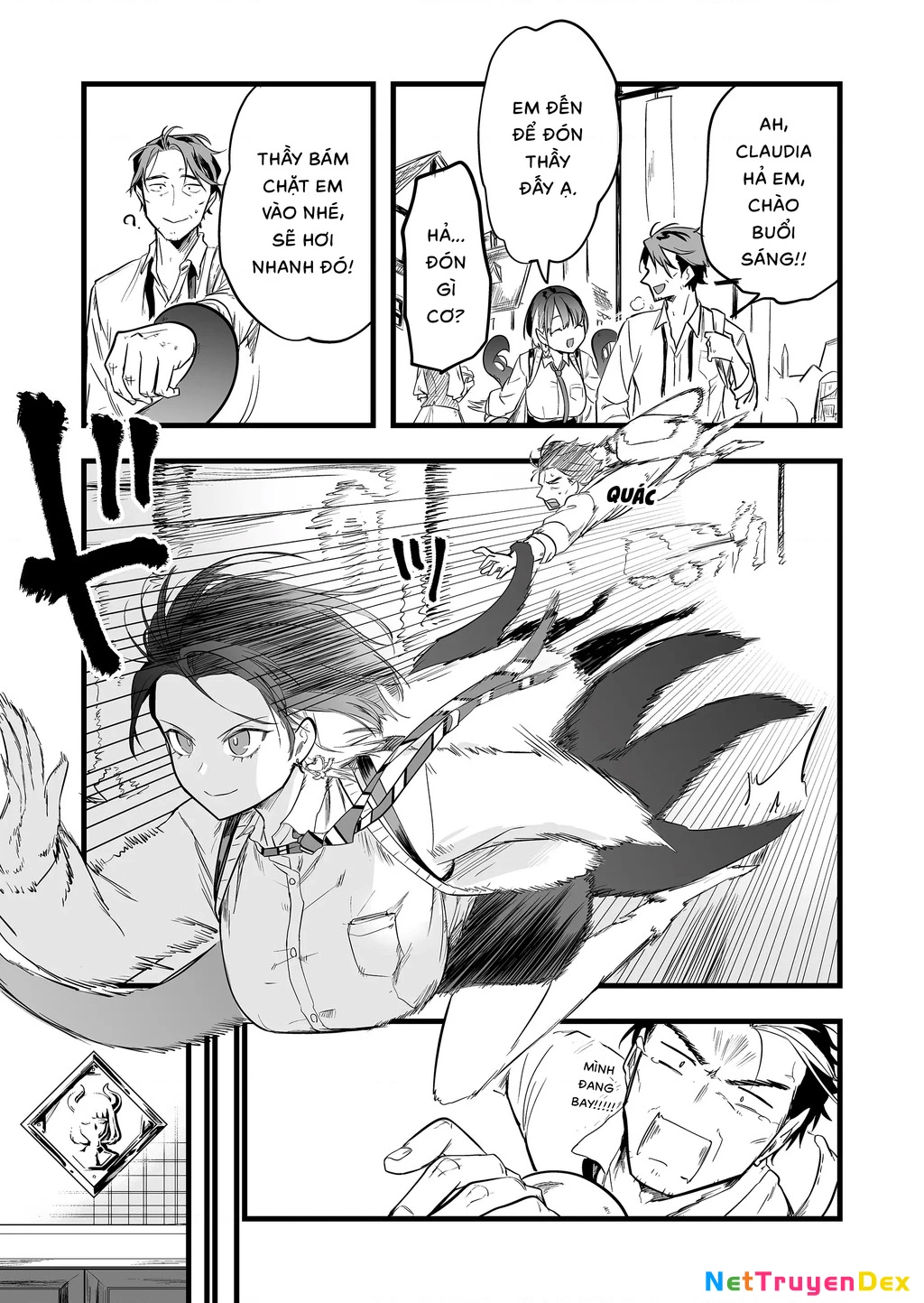 Con Quái Vật Mà Tôi Dạy Dỗ Năm Xưa Đã Hóa Thành Một Thiếu Nữ Xinh Đẹp Và Đến Gặp Tôi. Chapter 2 - Trang 4