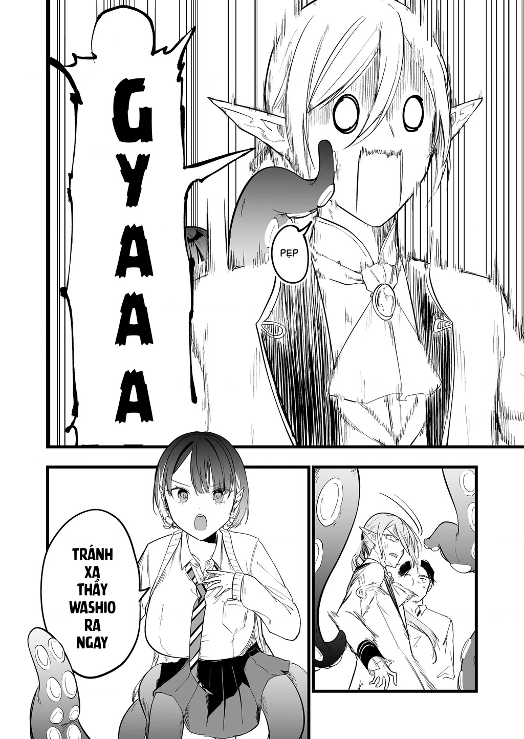 Con Quái Vật Mà Tôi Dạy Dỗ Năm Xưa Đã Hóa Thành Một Thiếu Nữ Xinh Đẹp Và Đến Gặp Tôi. Chapter 2 - Trang 4
