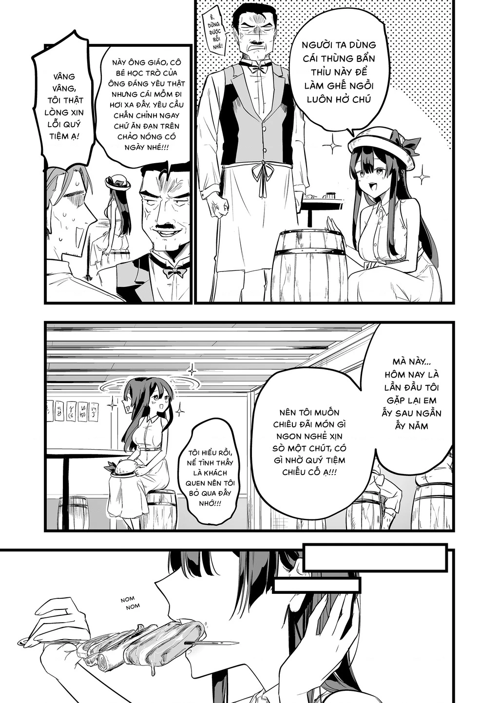 Con Quái Vật Mà Tôi Dạy Dỗ Năm Xưa Đã Hóa Thành Một Thiếu Nữ Xinh Đẹp Và Đến Gặp Tôi. Chapter 4 - Trang 4