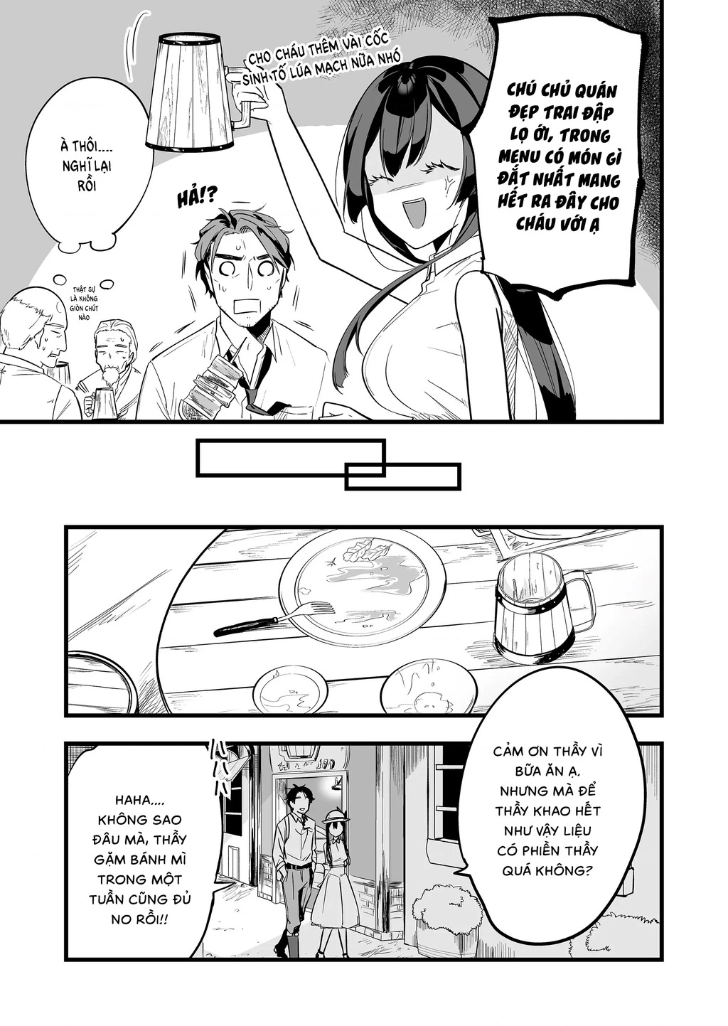 Con Quái Vật Mà Tôi Dạy Dỗ Năm Xưa Đã Hóa Thành Một Thiếu Nữ Xinh Đẹp Và Đến Gặp Tôi. Chapter 4 - Trang 4