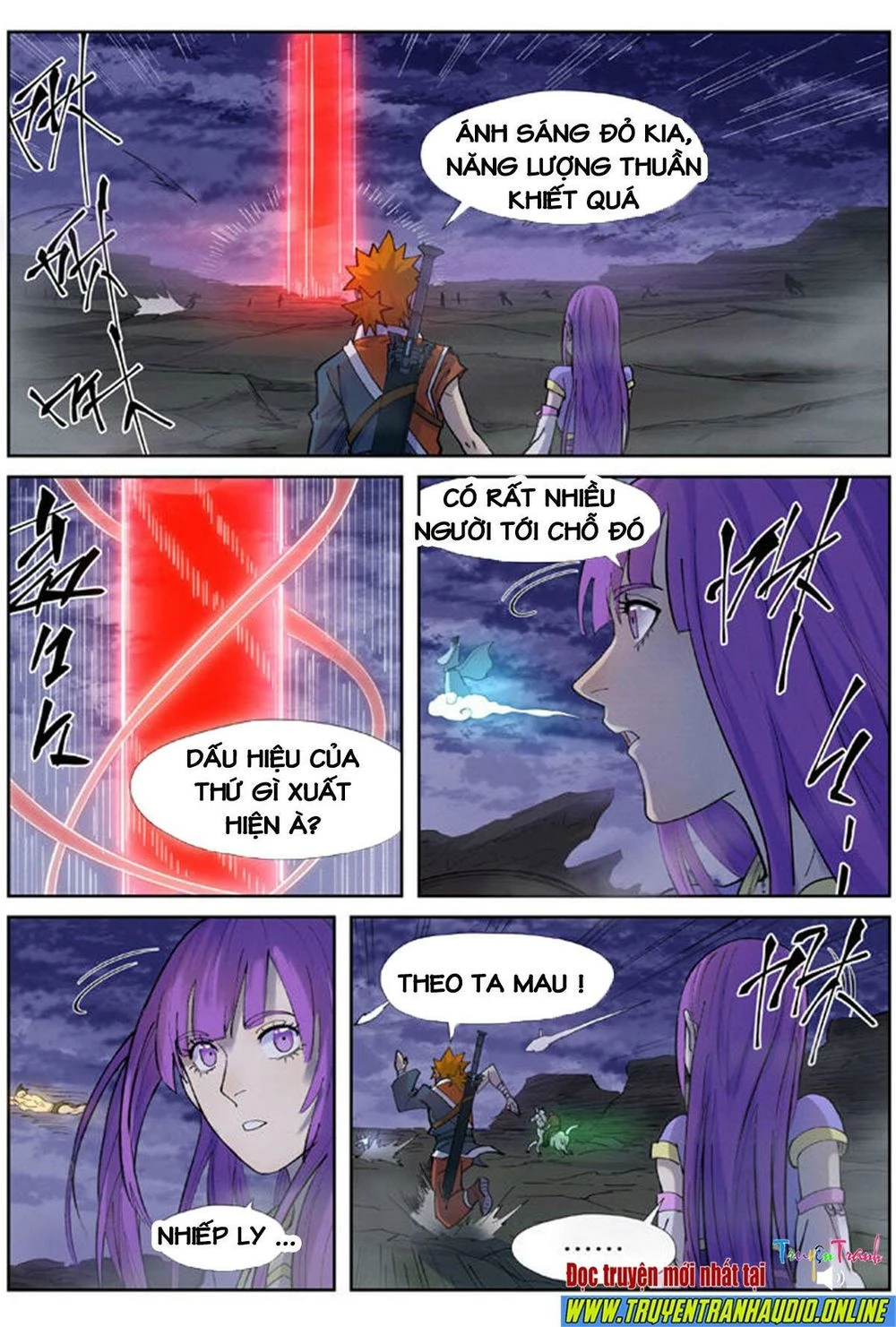 Yêu Thần Ký Chapter 255: a - Cột sáng màu đỏ - Next Chapter 255