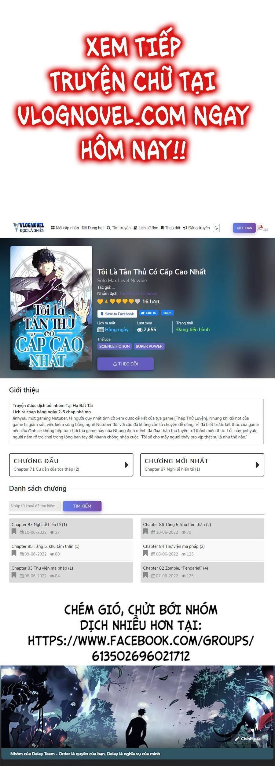 Người Chơi Mới Cấp Tối Đa Chapter 52 - Trang 4